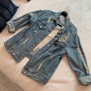 Topshop Moto Jean Jacket